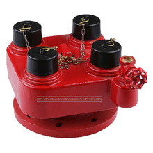 Fire Hydrant Breeching Inlet Valve, 4-Way Breeching Inlet Valve